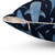 Monochrome Blue Watercolor Shark Ocean Pillow