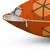 Mid Century Modern Orange Starburst Throw Pillow