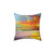 Legato Shore Pillow - Artisanal Home Decor with Abstract Landscape Motif