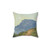 Monet Impressionist Art Pillow - La Corniche near Monaco