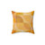 Mid-Century Geometric Golden Pillow