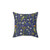 Bees and Wildflowers Decorative Throw Pillow