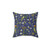 Bees and Wildflowers Decorative Throw Pillow