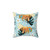 Blue Banded Bee Decorative Pillow