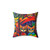 Colorful and whimsical rainbow cats pillow