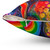 Colorful and whimsical rainbow cats pillow
