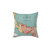 Vintage Prince Edward Island Map Pillow