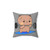 Weight Lifting Pillow with Dudu Brownie Bear Cartoon Design