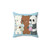 We Bare Bears Themed Decorative Throw Pillow