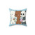 We Bare Bears Themed Decorative Throw Pillow