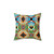 Floral Geometric Pattern Pillow