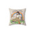 Feral Cat Princess Throw Pillow
