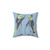 Dapper Dinosaur Pillow featuring T-Rex and Velociraptor in suits