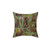 Rabbits and Woodland Flora Decorative Pillow