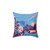 Homeric Landscape Winter Pillow