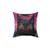 Vibrant Black Eyed Dog Pillow
