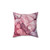 Mauve Abstract Throw Pillow