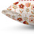 Vintage Floral Pillow with Flowers, Hearts, and Retro Pattern