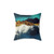 Evening Stars Decorative Landscape Throw Pillow