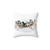 Critter Canoe Forest Animals Throw Pillow