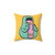 Skate Language Pillow - Funny Monster Skater Decorative Cushion