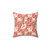 Decorative Folk Cat Pattern Pillow