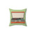 Retro Record Player Pillow with Vinyl Records Design