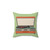 Retro Record Player Pillow with Vinyl Records Design