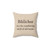 Dark Academia Biblichor Definition Pillow for Book Lovers