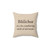 Dark Academia Biblichor Definition Pillow for Book Lovers