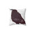 Dark Bird Graphic Decorative Pillow