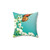 Butterfly and Flowers Nature Pillow
