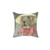 Shar Pei Breed Pillow with Artistic Great Wall of China Design