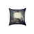 Full Moon Pillow with Owl and Wolf Designs