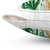 Tropical Jungle Greenhouse Pillow with Lush Greenery and Palm Leaves