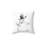 Cute Hand-Drawn Snowman Pillow