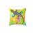 Psychedelic Lizard Pillow