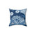 Coral Reef Classic Blue Pillow