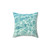 Aqua Blue Ocean Water Pillow