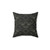 Stegosaurus Lace Black Grey Decorative Pillow