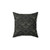 Stegosaurus Lace Black Grey Decorative Pillow