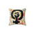 Feminist Empowerment Throw Pillow with Floral Design