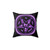 Tetragrammaton Sigil Light Black Pillow
