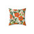 Boho Poppies Floral Throw Pillow