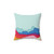 Elebea Retro Rainbow Mountains Pillow