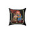 Demon Cat Pillow - Retro Horror-Themed Home Decor