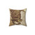 The Projectionist Sepia Pillow - Whimsical Movie-Inspired Home Decor