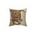 The Projectionist Sepia Pillow - Whimsical Movie-Inspired Home Decor