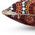 Aboriginal Art Red Pattern Pillow