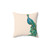 Peacock Feather Decorative Pillow